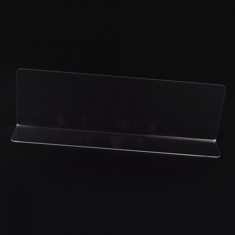 소품진열 제품진열대 L형 정리 배치 구획 20x6cm 서랍 제품분리칸막이 아크릴