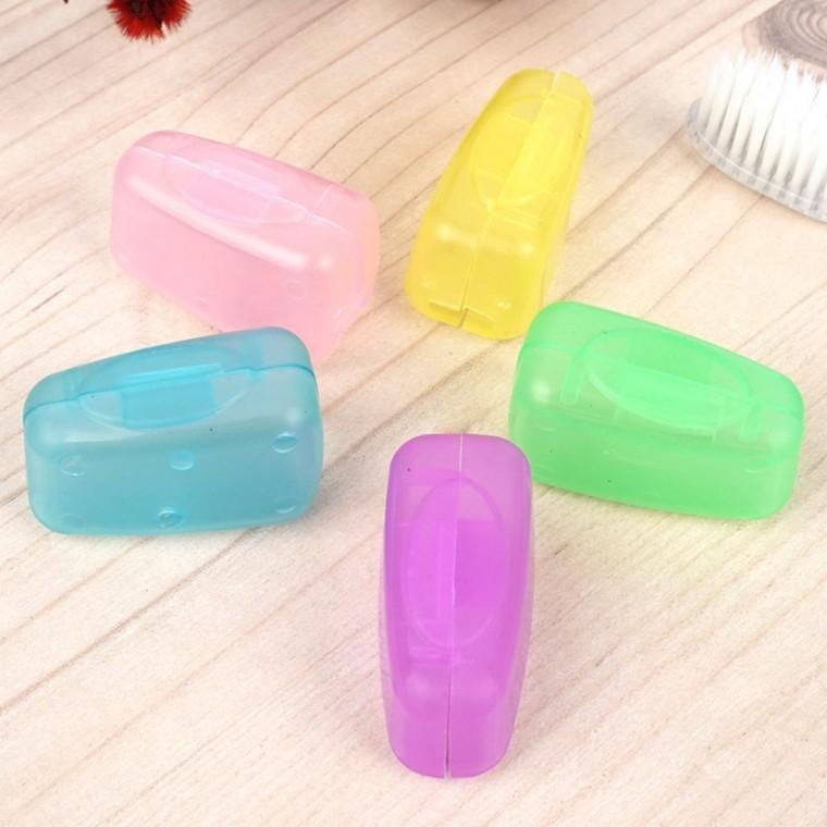 칫솔모 위생 캡 먼지 차단 덮개 휴대 간편 5P 보관 청결 출장 여행 칫솔캡