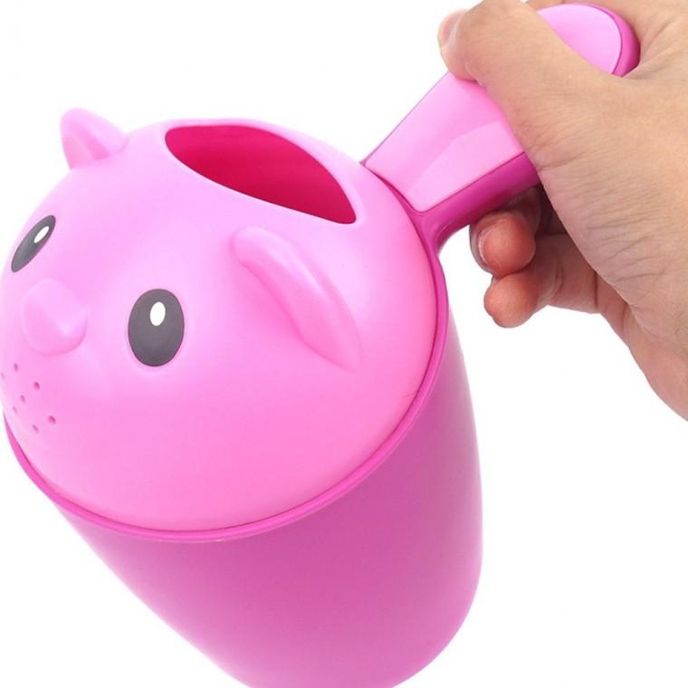 손잡이 목욕 바가지 화장실 보관 뚜껑 위생 물품 씻기 욕실 플라스틱바가지