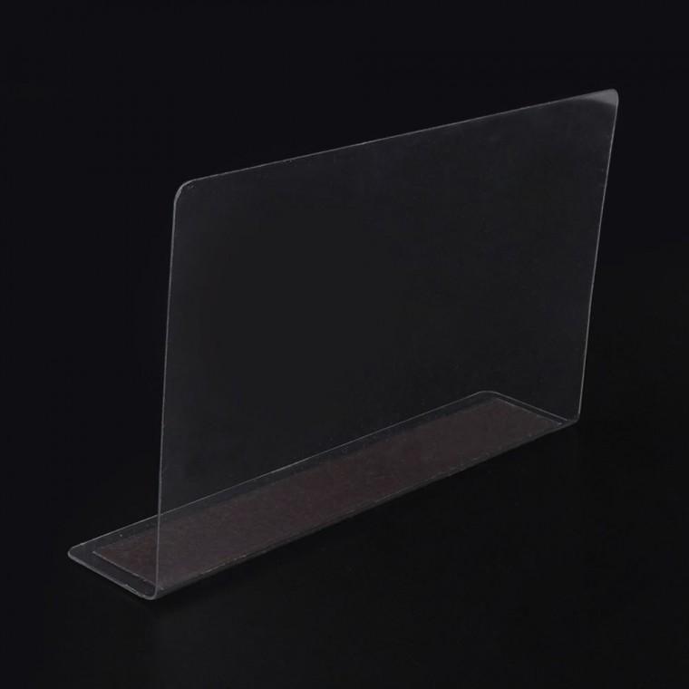 제품진열대 20x12cm L형 자석 구획 1P 정리 투명 서랍 이동
