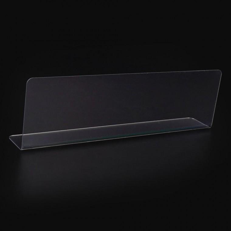 제품진열대 투명칸막이진열대 제품분리칸막이 배치 서랍 구획 아크릴 20x6cm 정리 L형