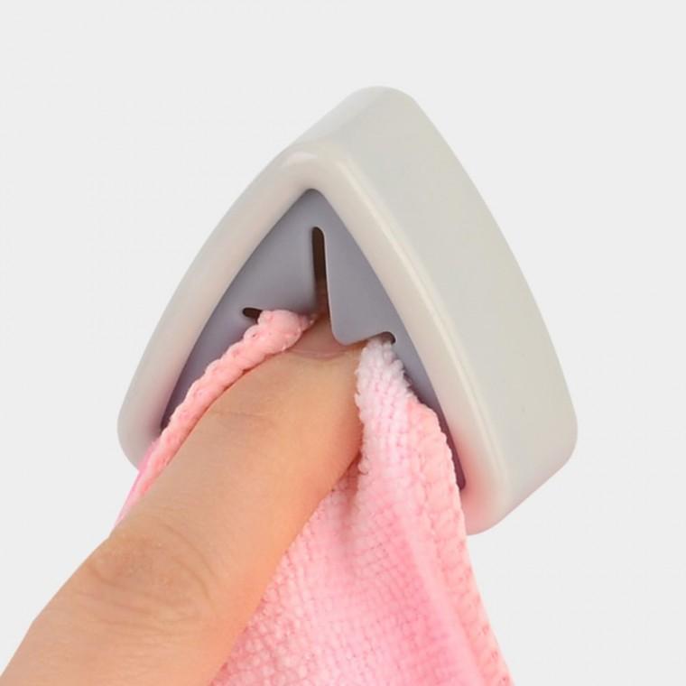 주방 수건 걸이 고리 타올 논슬립 부착식 회전 화장실 행주 벽면 수건걸이