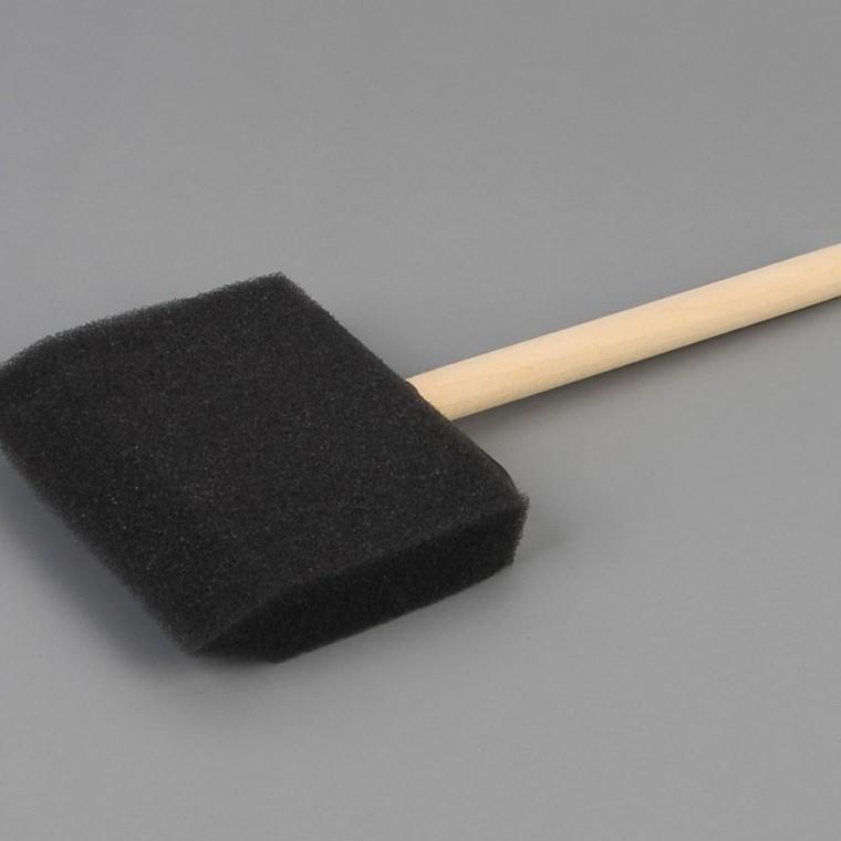 스펀지브러쉬 대면적 작업 스펀지붓 부드러운 균일 코팅 페인트 7.5cm 발림 도색