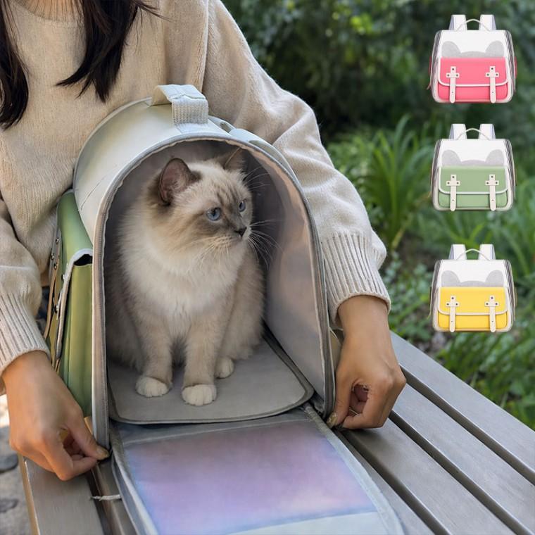 귀여운 고양이 백팩 이동장