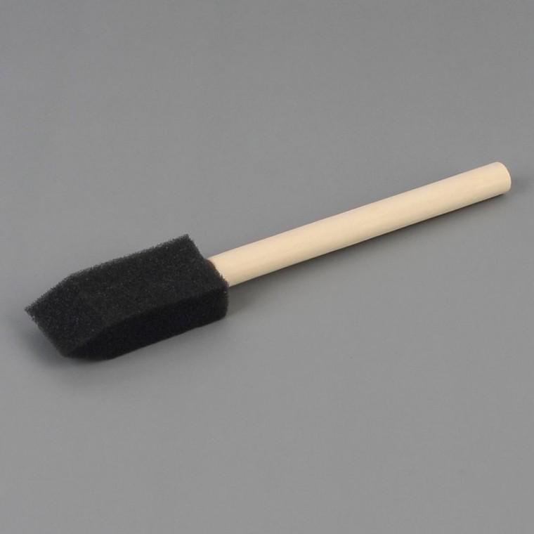 도색 공예 스펀지붓 작업 균일 발색 그림 넓은면 페인트 2.5cm 미술 페인트붓