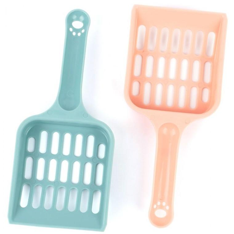 모래삽 고양이 청소 위생 배변 가볍고 넓은 애견똥삽 손잡이 처리 화장실 배설물삽