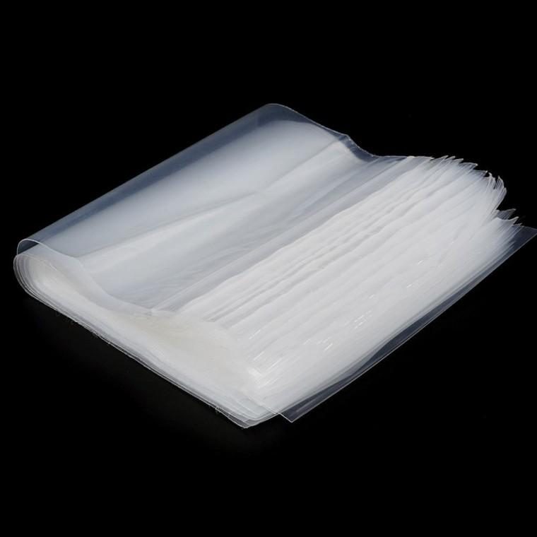 50P 지퍼백 투명 정리 파우치 보관 다량 밀봉 위생 소분 방습 지퍼형비닐백