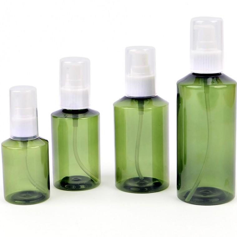 펌프 용기 그린 욕실 화장품 디스펜서 샴푸 200ml 리필 펌프투명용기