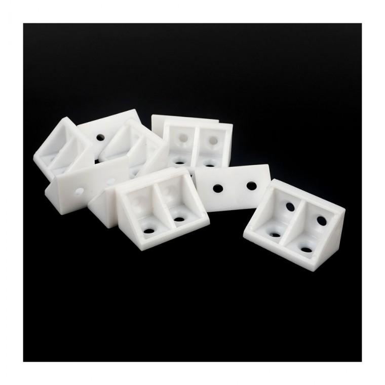 가구 조립 코너 10개입 브라켓 플라스틱 직각 DIY 보강 연결부품 코너보강재