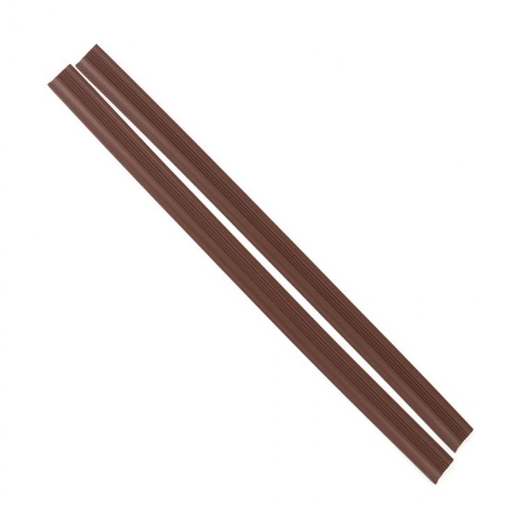 고무문받침 도어 안전 턱받침 BROWN 고정 쿠션형 2P 소음차단 충격방지