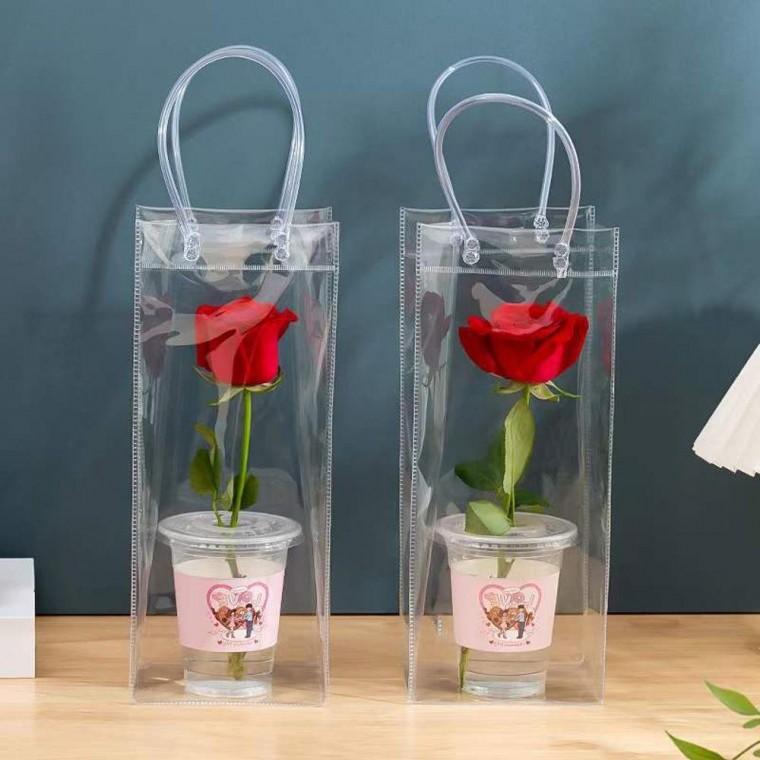 PVC 샴페인 보냉 아이스버킷 와인 35cm 쿨러 칠링백 쿨러 백