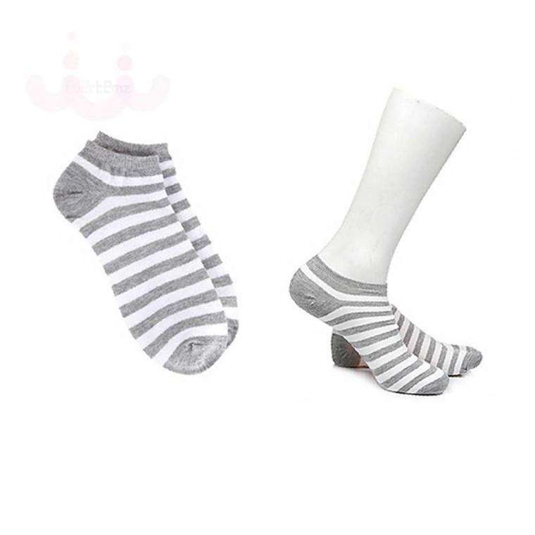 얼룩말 회흰 남자발목양말 5P 남자단목양말 캐주얼양말 남자반양말 발목양발