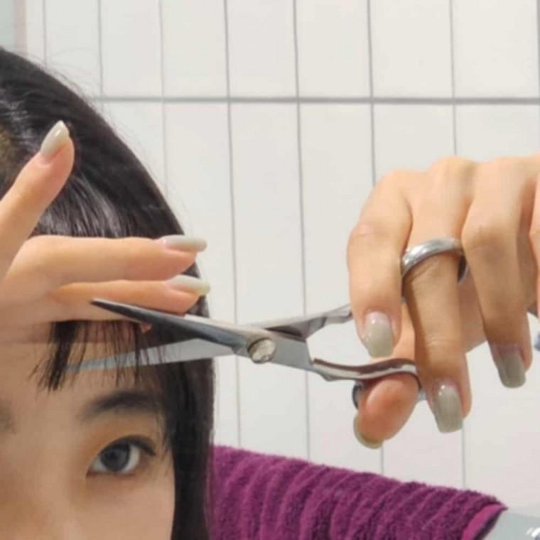 커트 일자가위 헤어가위 가정용미용가위 앞머리미용가위 미용사가위 머리가위