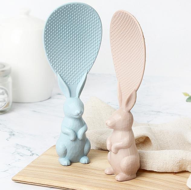 플라스틱 토끼 밥주걱 플라스틱주걱 볶음주걱