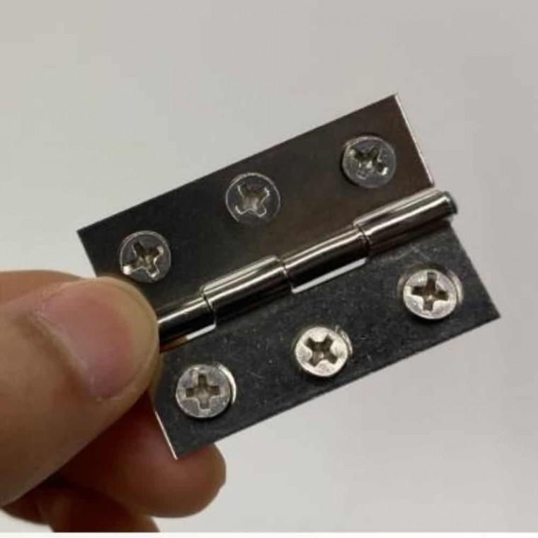 미니 스텐 경첩 2인치 4P 문경첩 가구경첩 병풍경첩 도어경첩 싱크경첩