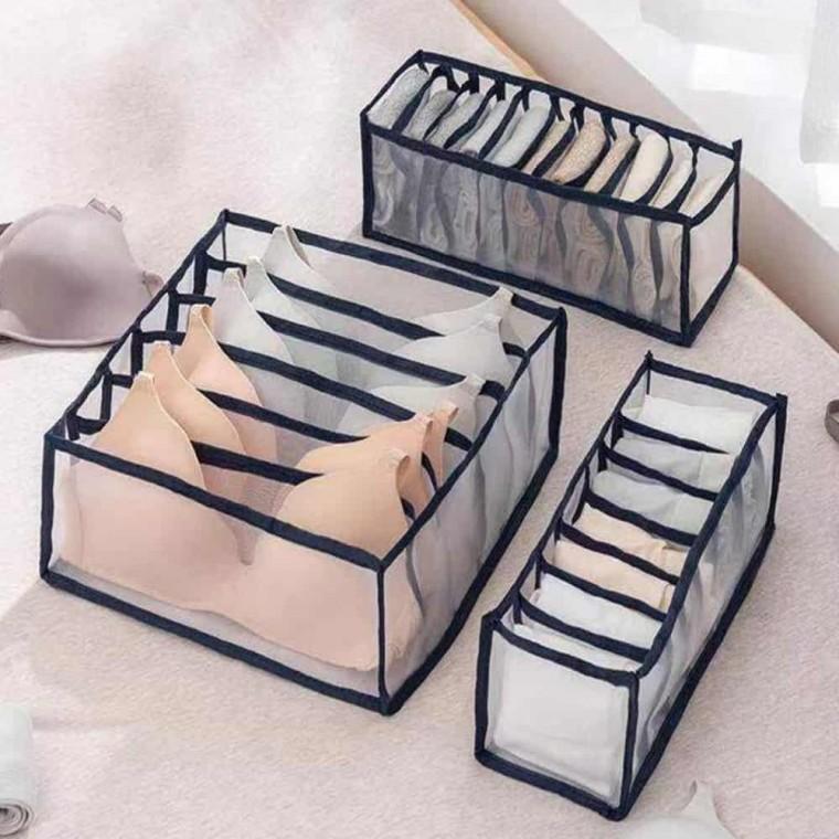 속옷 칸막이 정리함 6칸 속옷수납 팬트리정리함 양말바구니 속옷수납함 수납장칸막이