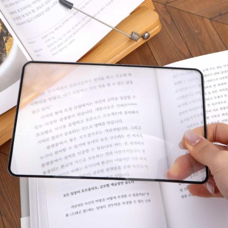 노안 카드돋보기 대형 확대경 독서용돋보기 독서돋보기