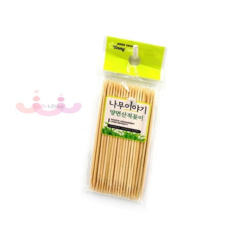 대나무 산적꼬지 10cm 50P 나무꼬치 과일꼬치 오뎅꽂이