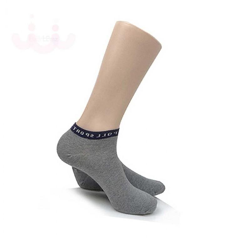 폴라인 남자발목양말 3P 그레이 남자패션양말 남자스니커즈양말 남성스니커즈양말 남성여름양말