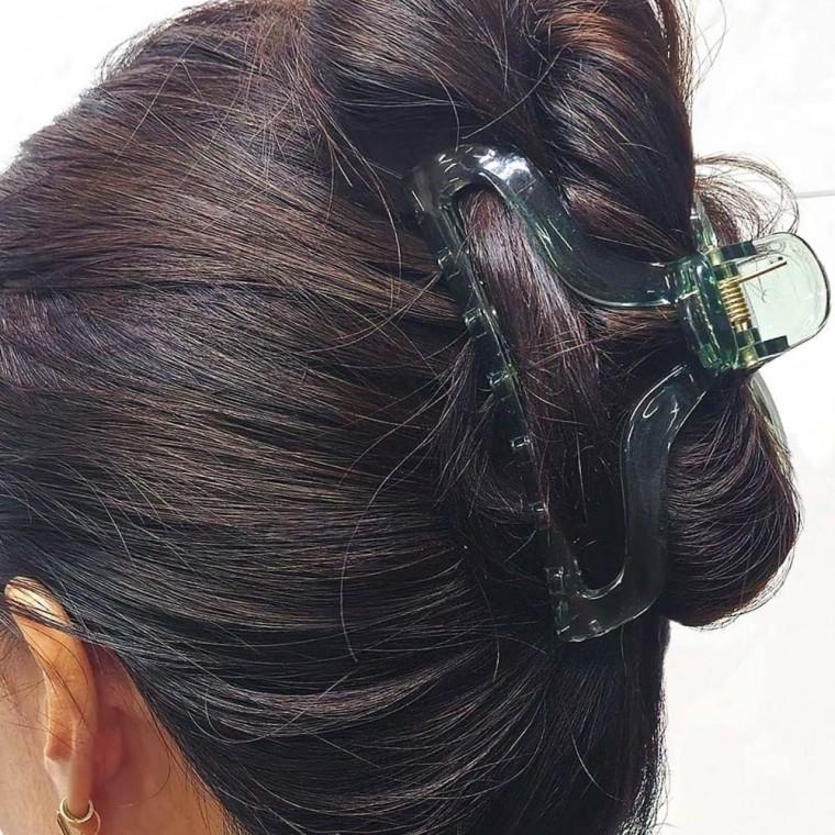 헤어핀 투명 묶음 머리 올림머리 고정 스타일링 컬러 집게핀
