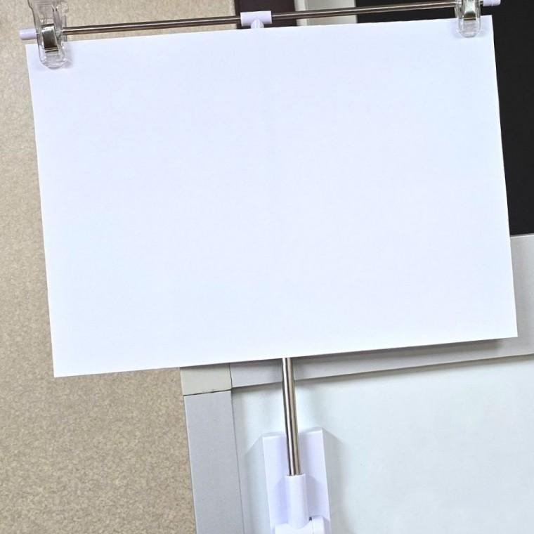 카다로그걸이 안내판걸이 부착 신축 거치 자석 안내판 스텐 높이 조절 홍보 매장 광고물