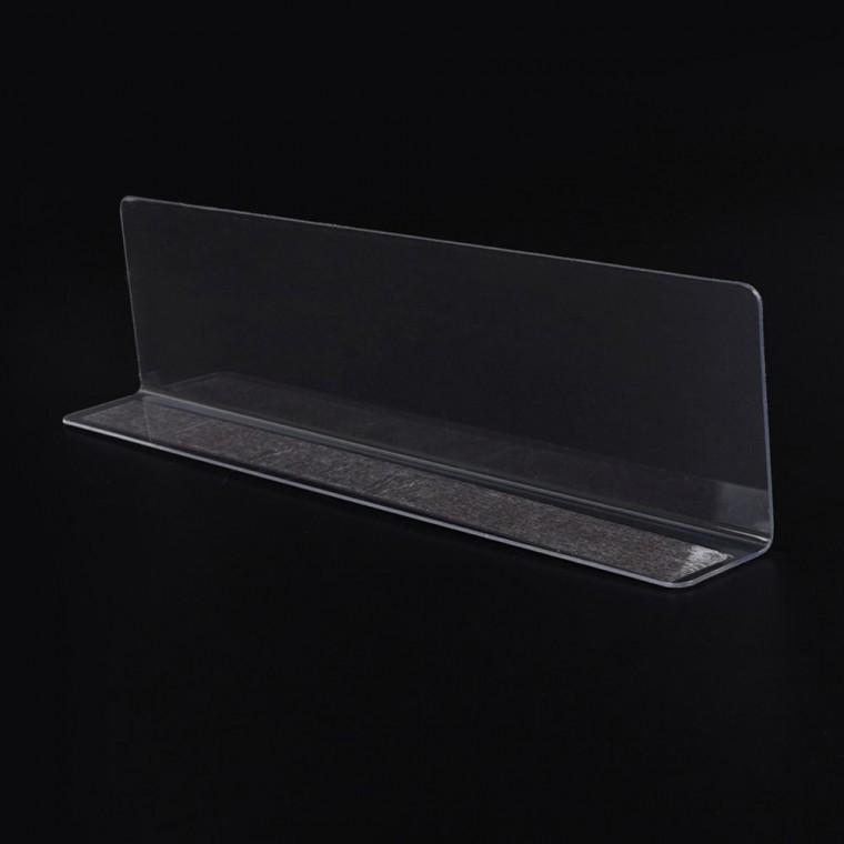 자석 L형 투명 정리 칸막이 이동 25x6cm 서랍 1P 소품진열 분리 간편 구획