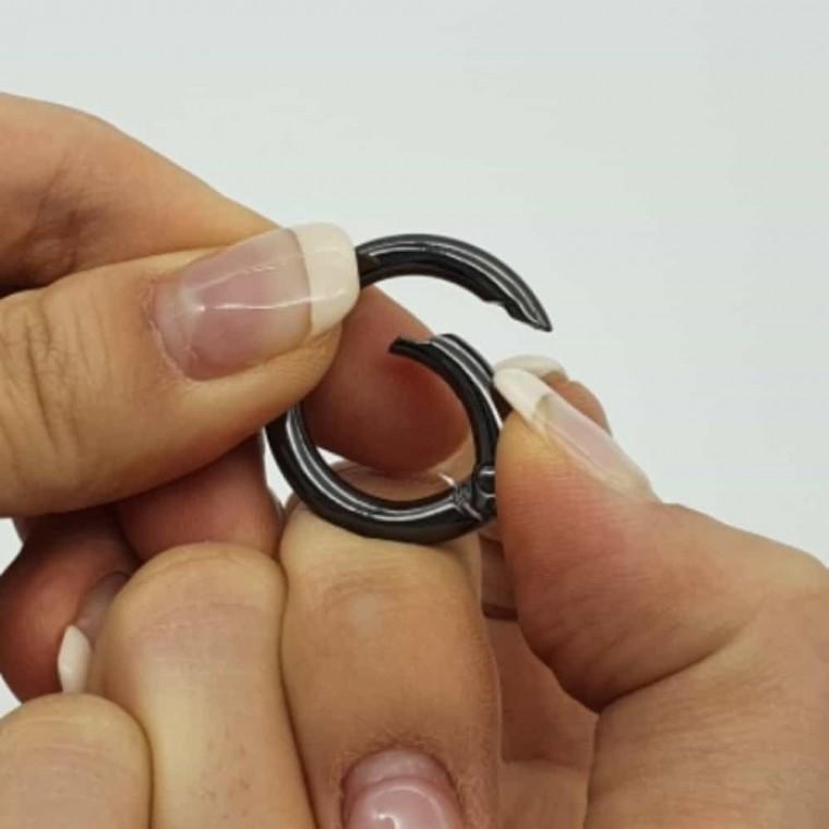 오링 키링부자재 흑니켈 27mm 비즈키링재료 악세사리부자재 열쇠고리링