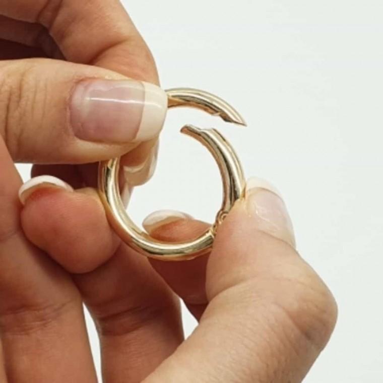 열쇠고리 오링 골드 33mm 오링키링 원형오링 가방장식고리