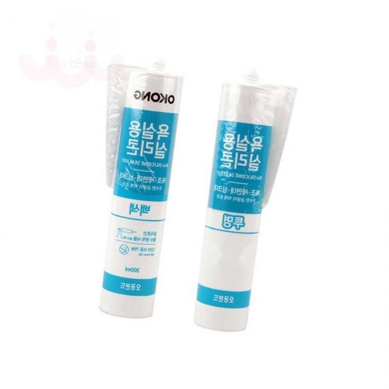 오공 욕실용 바이오 실리콘 300ml 투명 백색 택1 타일실리콘 가정용실리콘 화장실실리콘