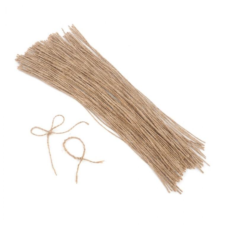 마끈 인테리어소품 25cm 포장 장식 묶음 선물 100P 끈 자연소재 공예