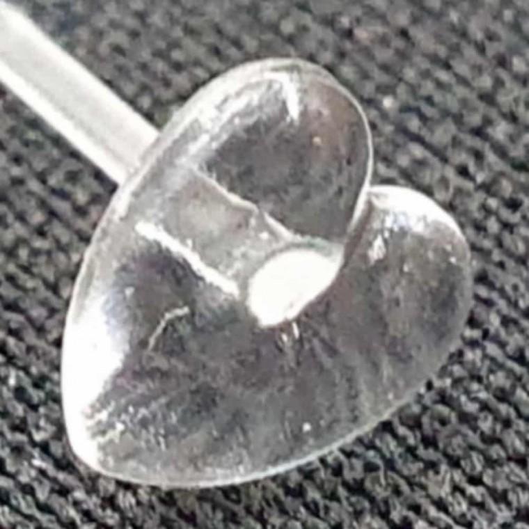투명 피어싱 귀걸이 하트 10P 무알러지귀걸이 학생귀걸이 패션귀걸이 어린이귀걸이 아동귀걸이