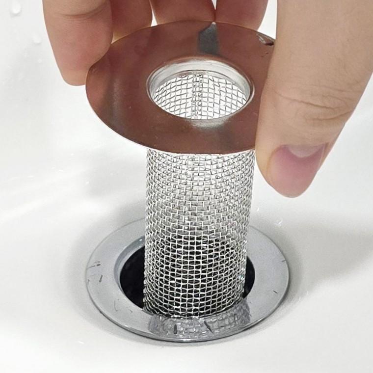 스텐배수구망 미니 배수구망 막힘방지 세면대 위생 욕실 스텐 거름망 싱크대