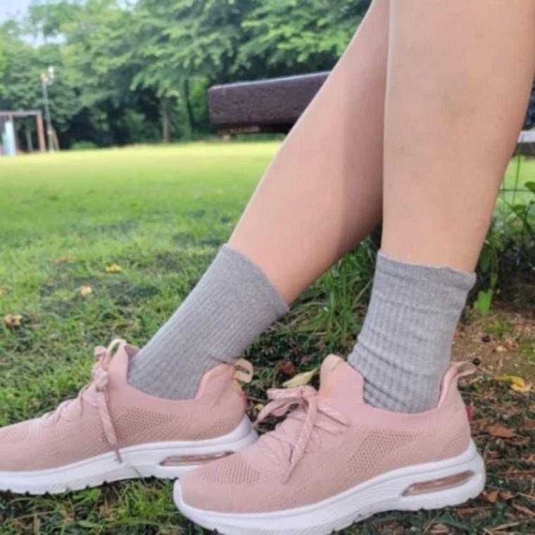 무압박 골지양말 그레이 순면양말 여자양말 산모양말