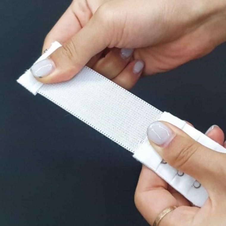 밴드 브라연장후크 2단 화이트 브래지어수선 브라후크연장선4단 브래지어연장