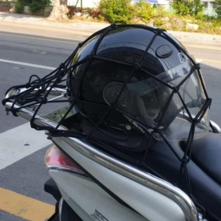 짐 고정그물망 50x50 블랙 오토바이용품 오토바이그물망 오토바이끈