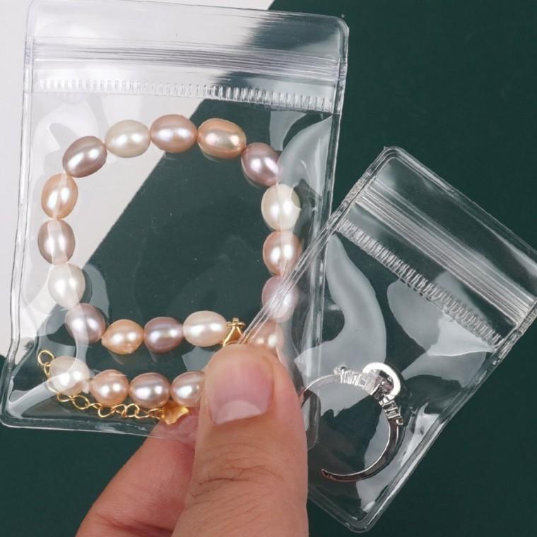 투명 지퍼백 밀봉 PVC 소분 보관 1P 정리 부자재 악세사리 파우치