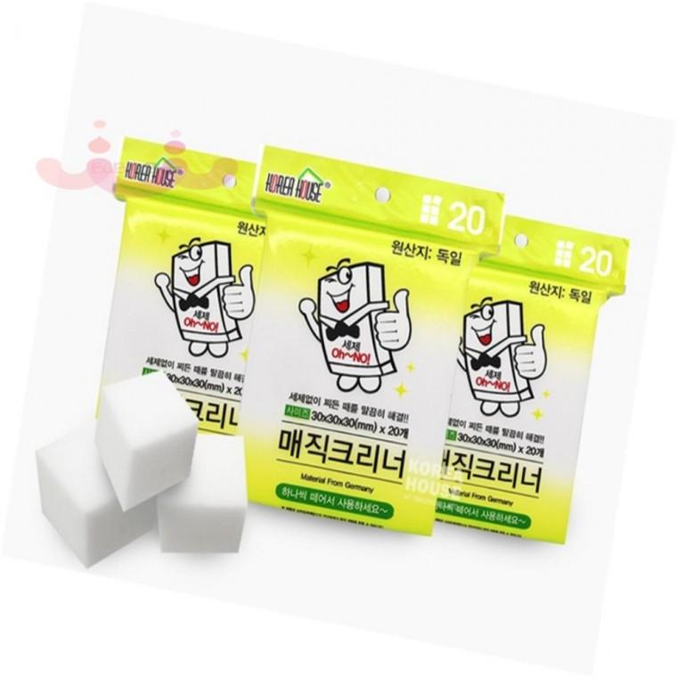 찌든때 스펀지클리너 커팅 20P 블록 욕실청소스펀지 화장실청소스펀지폼