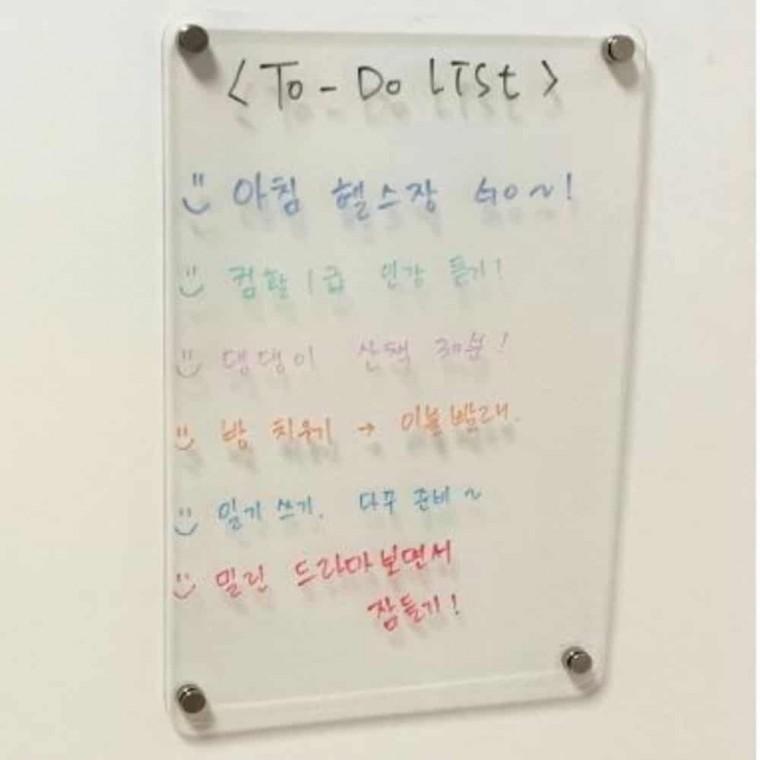 자석 메모보드 20x30 아크릴칠판 냉장고자석보드 냉장고아크릴자석보드 냉장고자석보드판 아크릴보드판