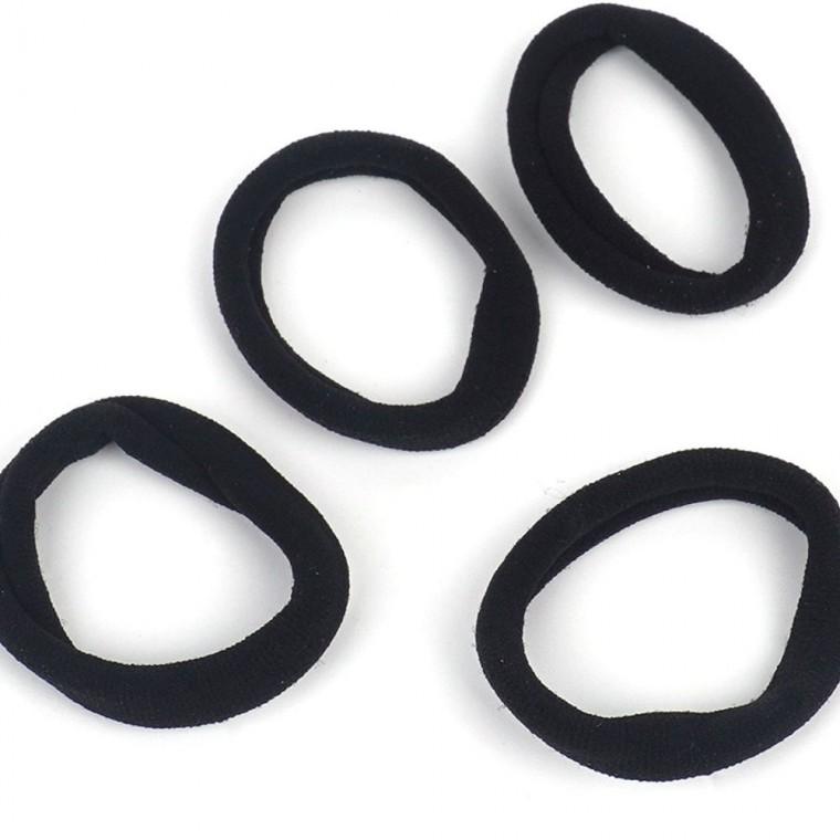 도톰 블랙 헤어밴드 4P 머리 단단한 고정력 여성 운동 요가 생활 머리끈