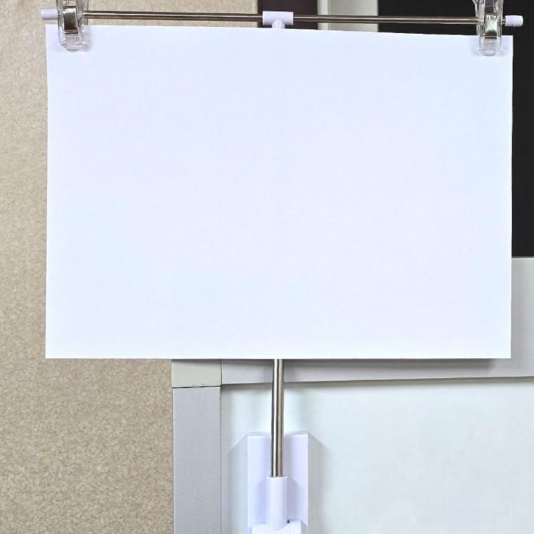자석 부착 스텐 안내판 거치 신축 높이 조절 매장 홍보 광고물 안내판걸이
