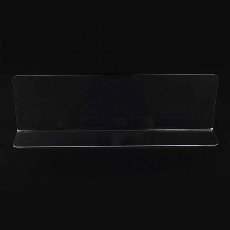 투명칸막이진열대 투명 L형 칸막이 20x6cm 서랍 정리 분리 공간 구획 배치 아크릴