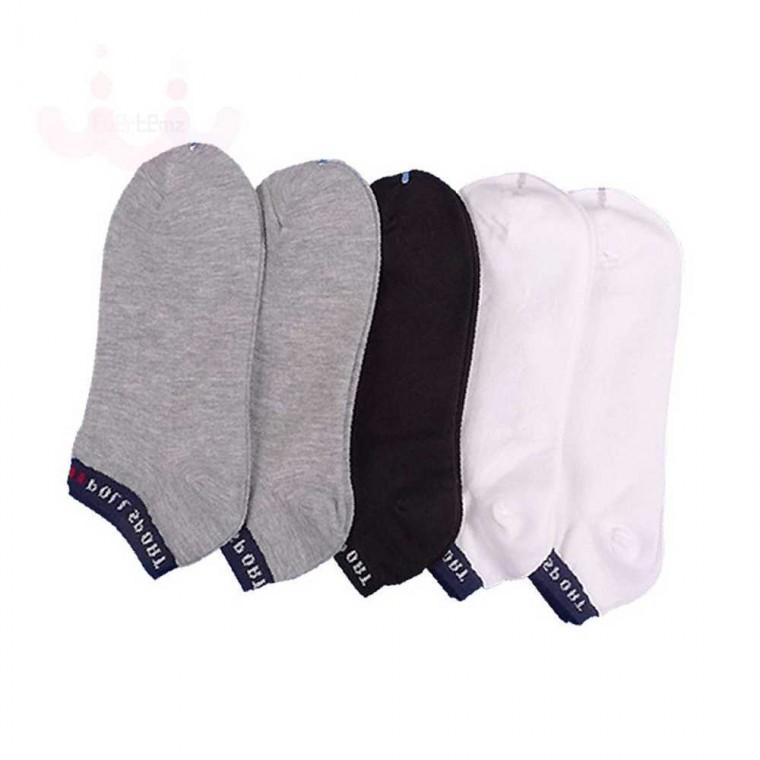 색상랜덤 폴라인 남자발목양말 5P 반양말 남자여름발목양말 남자캐주얼양말 남성스니커즈양말