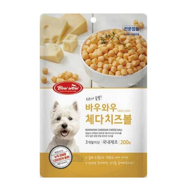 (3개묶음)바우와우 치즈볼(체다치즈볼)200g