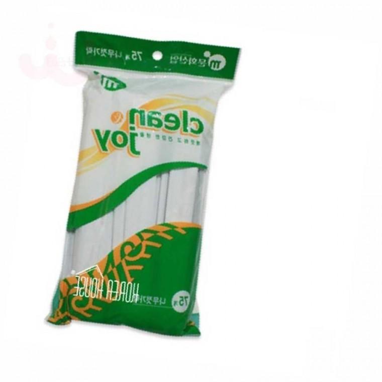 클린앤조이 일회용 나무 젓가락 75개입 업소용젓가락 나무젖가락 젓가락포장