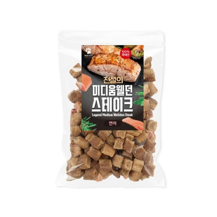 (5개묶음)전설의 미디움웰던 스테이크 연어100g