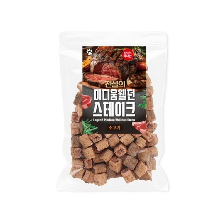 (5개묶음)전설의 미디움웰던 스테이크 소고기100g