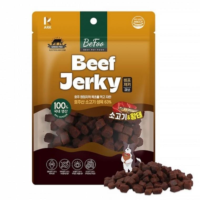 (2개묶음)베푸 비프져키 큐브 소고기 황태120g