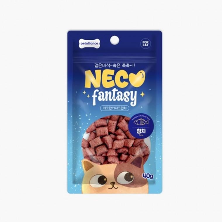 (10개묶음)네코 판타지 크런치 참치40g