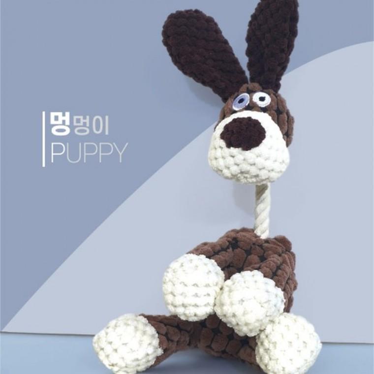 (2개묶음)도기프랜드 애착인형 (멍멍이/브라운)
