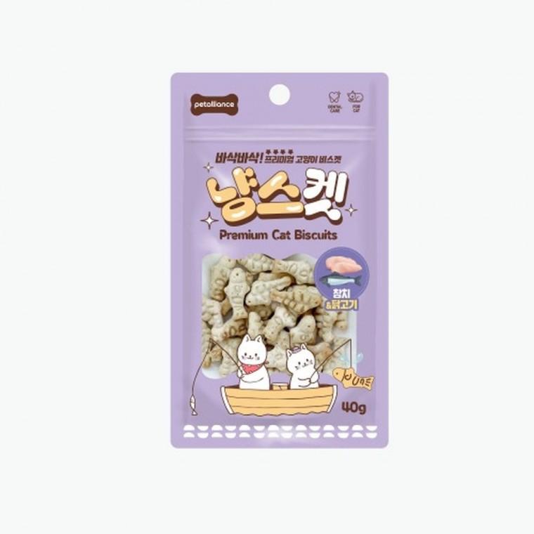 (10개묶음)냥스켓 참치 닭고기40g